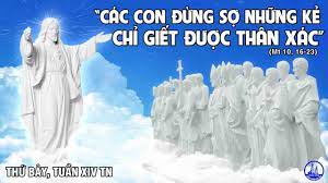 Thứ Bảy 10/07/2021 – Thứ Bảy tuần 14 thường niên